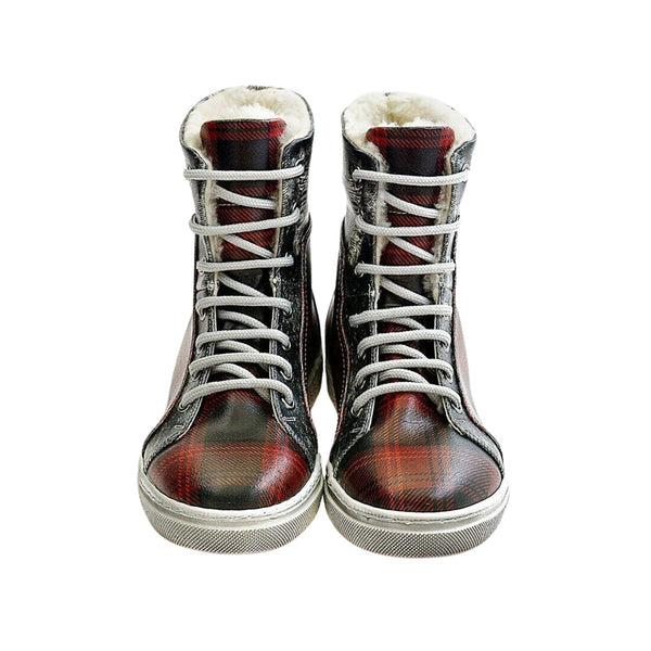 Damenstiefel Vegan|Schnürboots|stiefeletten - LaMarta