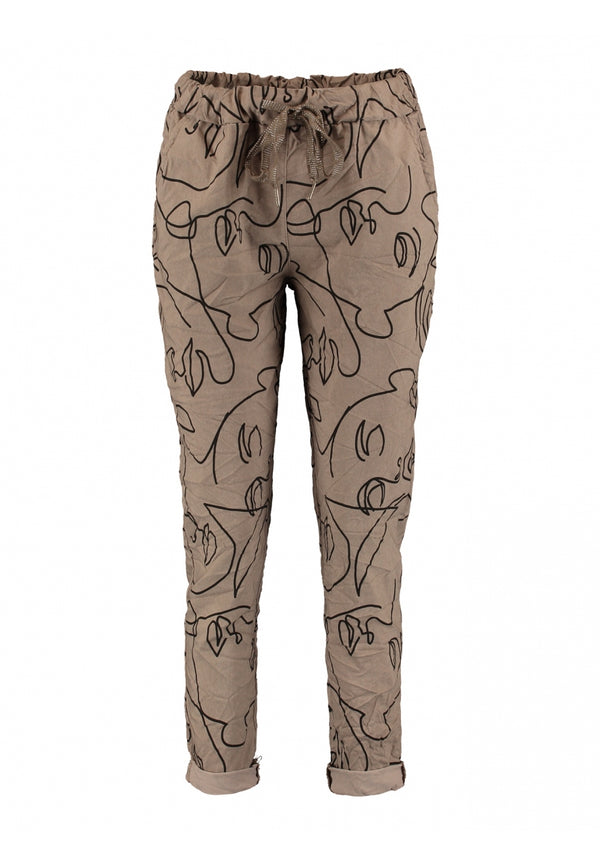Taupefarbene Hose Damen – Elegante & Bequeme Hosen - LaMarta
