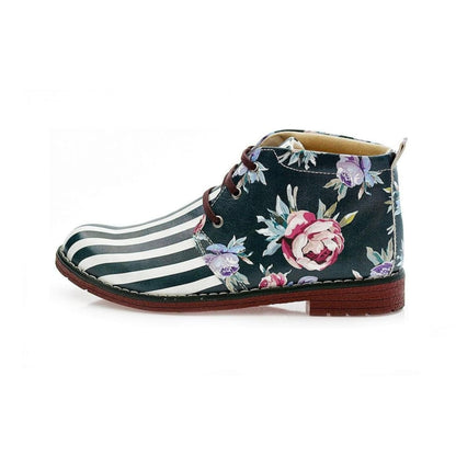 Boots STRIPED ROSE