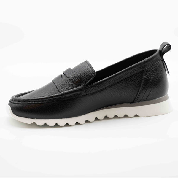 Loafer-Stilvolle und Eleganz in schwarz