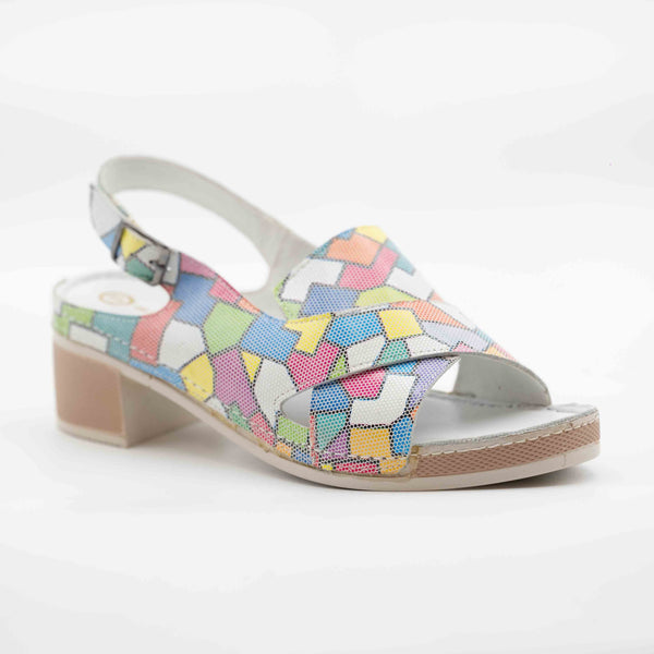 Rainbow Puzzle Sandale