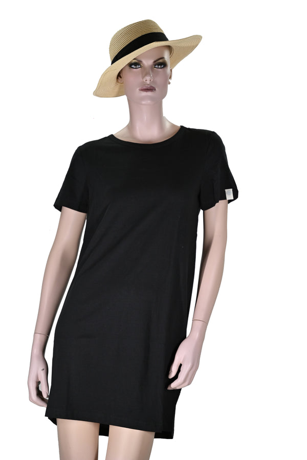 Damen sommer Maxikleid Boho Stil- schwarz