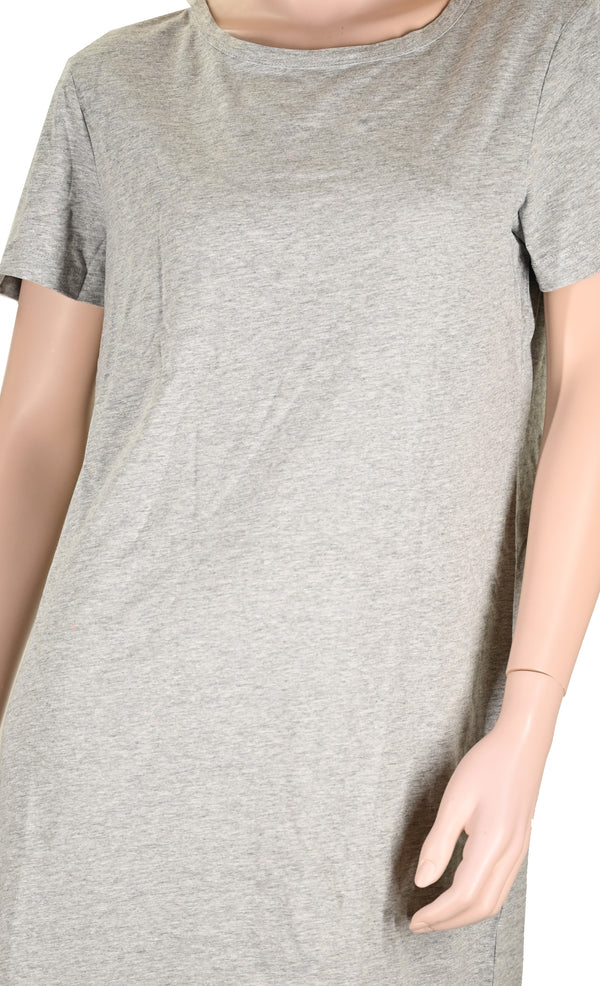 damen sommerkleid grau long shirt