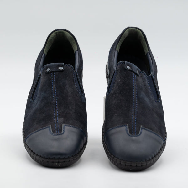 Sommer leder Mokassins Herren Blau |Büroschuhe|Freizeitschuhe - LaMarta