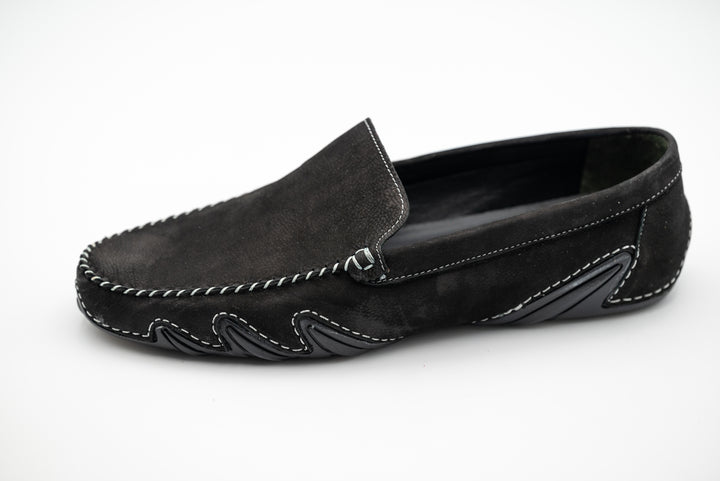 Elegante Herren Mokassins aus echtem Leder – Blau - LaMarta