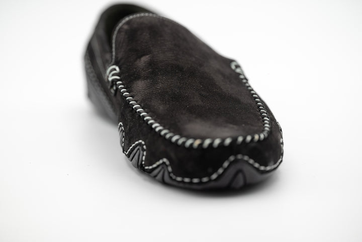 Elegante Herren Mokassins aus echtem Leder – Blau - LaMarta