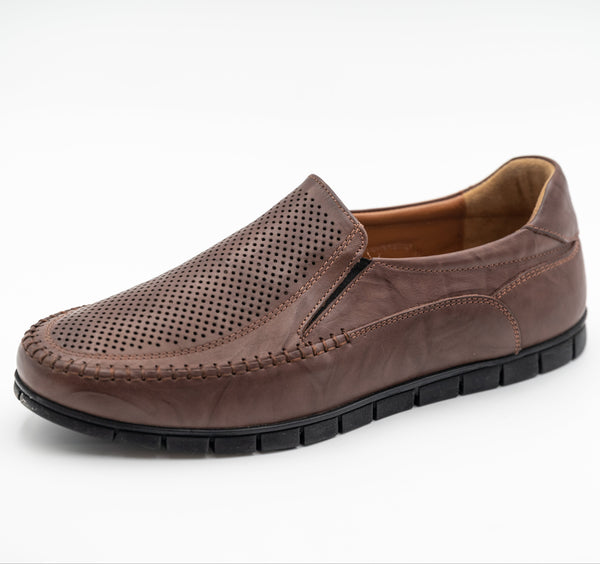 Elegante Business Mokassins für Herren Braun|Leder Herren - LaMarta