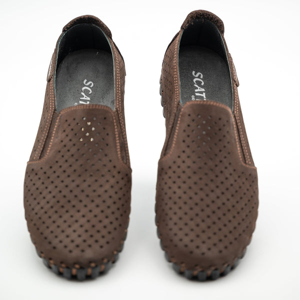 Slip-On Slipper ohne Schnürsenkel|Männer Mokassins braun (Kopie) - LaMarta