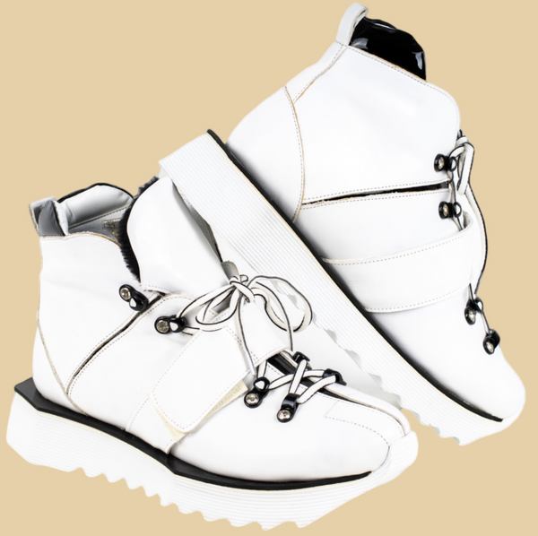 LM Weiss Ankle Boots| halbschuhe fur winter| white boots for women