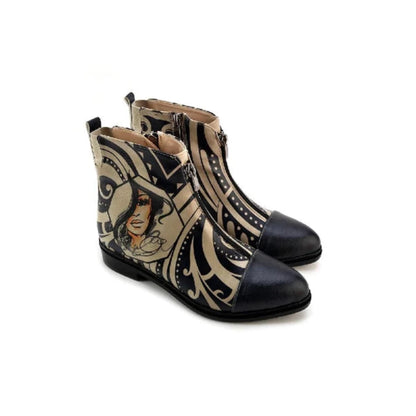 Ankle Boots BLACK SWIRL