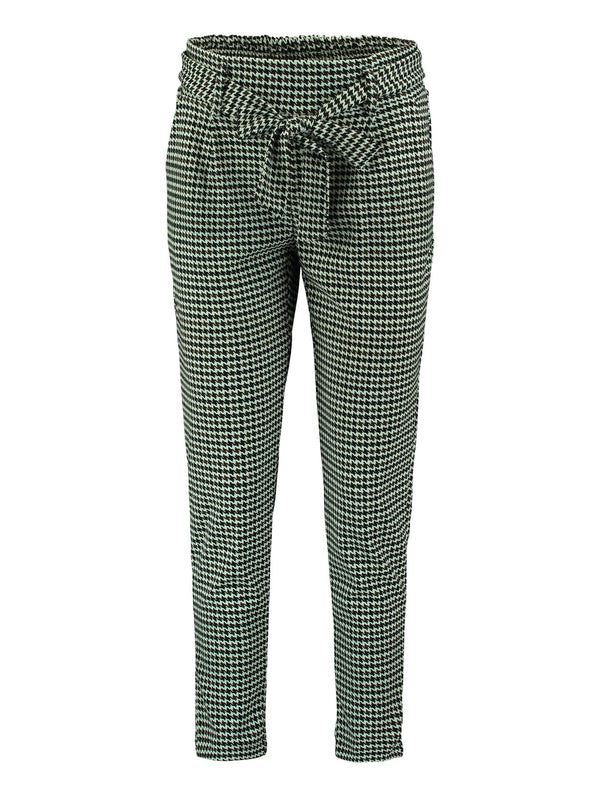 Damenhose mit Schwarz-Braunem Karomuster – Elegante Karohose für Stilbewusste - LaMarta