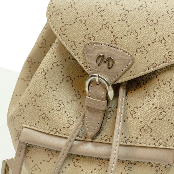 Damen Rucksack Leder Beige – Stilvoll & Praktisch für Alltag & Reisen - LaMarta