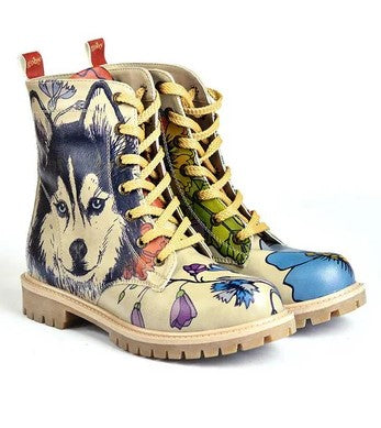 Veganer Wolfsmuster-Stiefel: Erlebe die Wildnis mit den Boots SIBERIA TMB1083