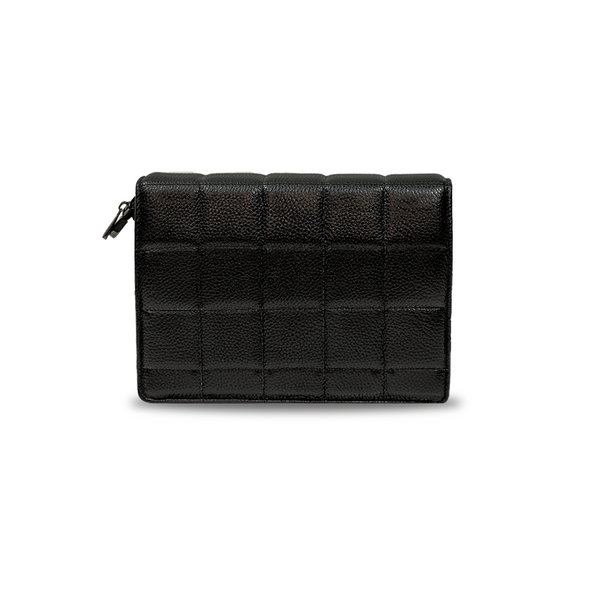 Schwarze Herren Leder  100% Clutch – Elegante Handgelenktasche